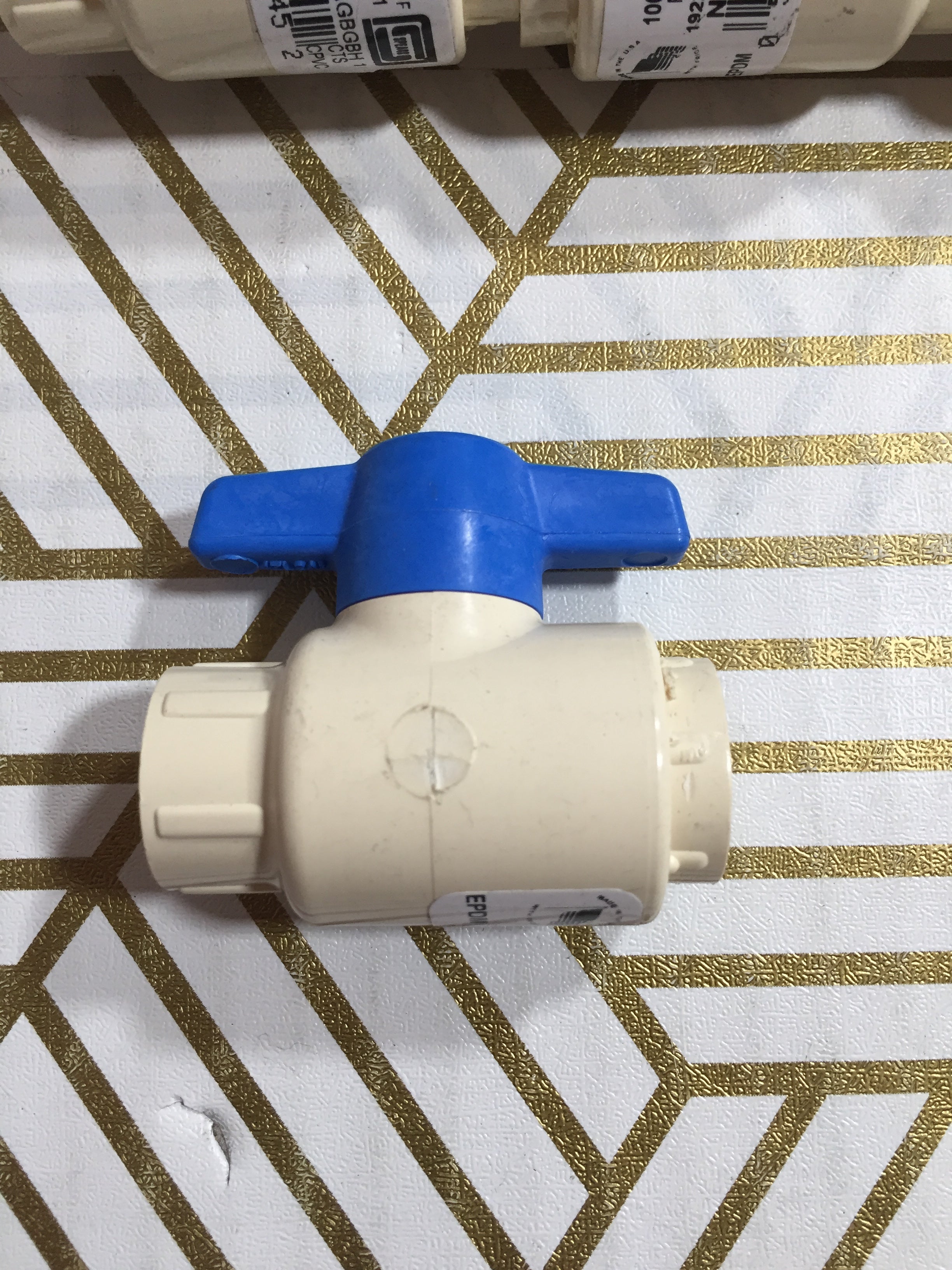 Spears 1922R-005 1/2 CTS CPVC Ball Valve Socket EPDM Residential (LOT OF 16) (8064475758830)